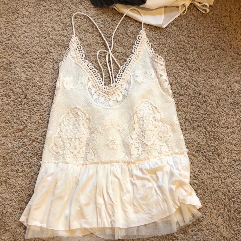 Crocheted tank